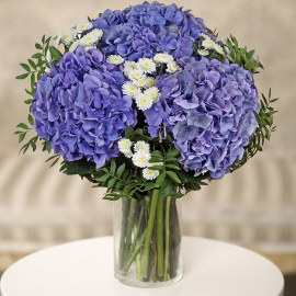 Blumenstrausse In Blau Und Weiss Auswahlen Und Verschicken Blumenversand Myglobalflowers